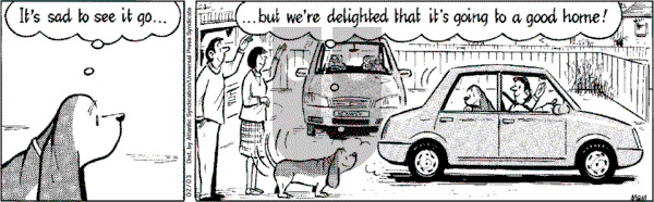 Fred Basset - Saturday February 3, 2007 Comic Strip