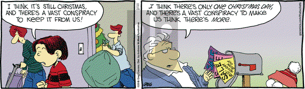 The Buckets on Wednesday December 26, 2018 Comic Strip