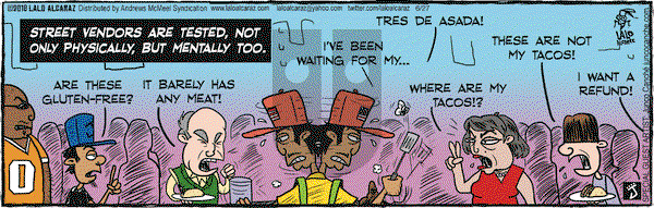 La Cucaracha on Wednesday June 27, 2018 Comic Strip