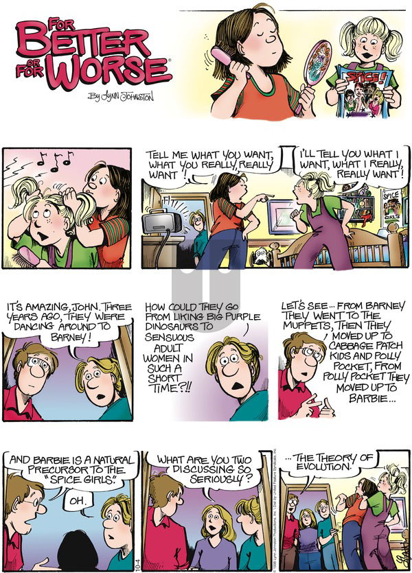 For Better or For Worse on Sunday October 4, 1998 Comic Strip