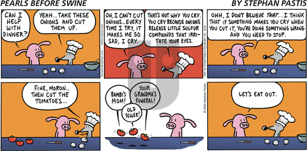 Pearls Before Swine on Sunday September 19, 2004 Comic Strip
