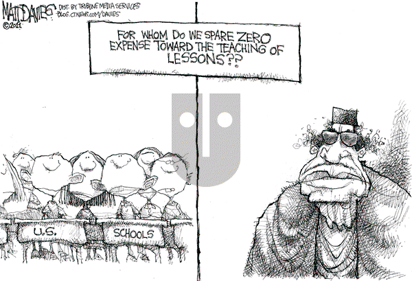Matt Davies on Thursday March 24, 2011 Comic Strip