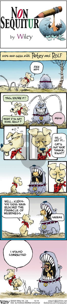 Non Sequitur on Sunday December 14, 2025 Comic Strip