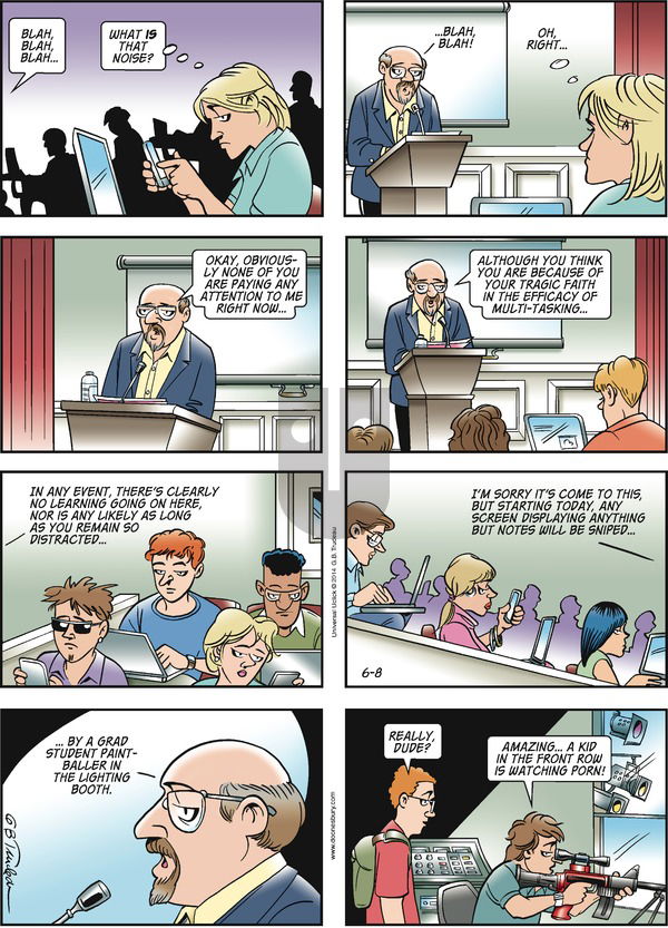 Doonesbury - Sunday June 8, 2014 Comic Strip