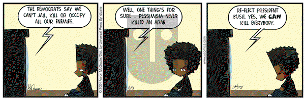 The Boondocks - Tuesday August 3, 2004 Comic Strip