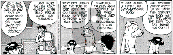 Get Fuzzy on Thursday October 3, 2002 Comic Strip