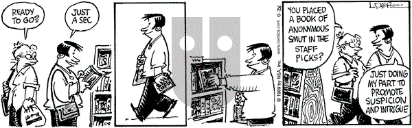 Betty on Sunday October 29, 2000 Comic Strip