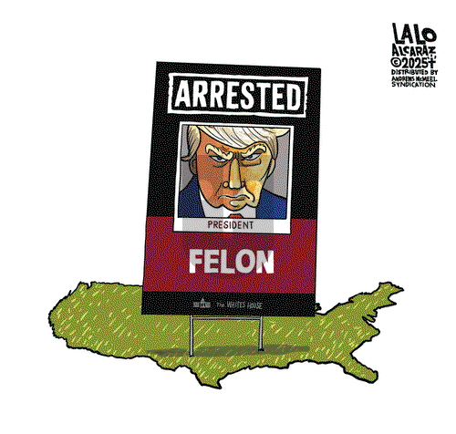 Lalo Alcaraz on Tuesday April 29, 2025 Comic Strip