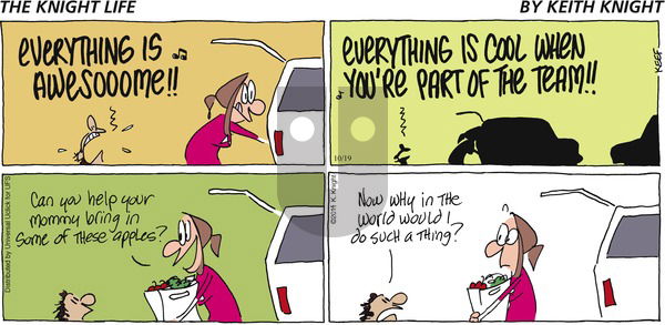 The Knight Life on Sunday October 19, 2014 Comic Strip