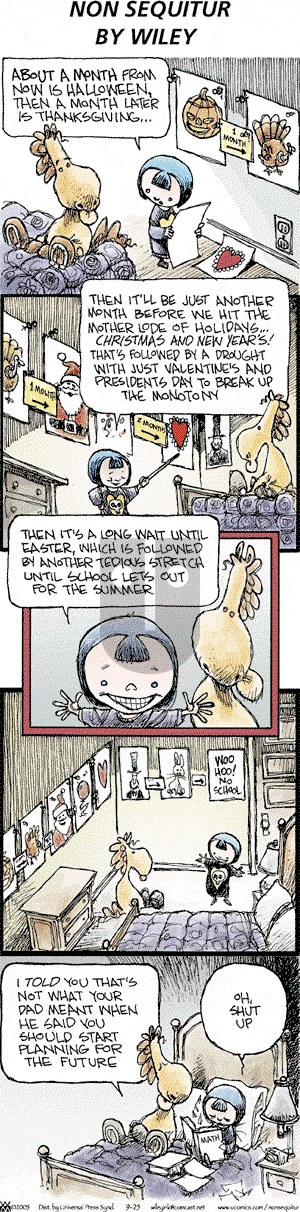 Non Sequitur on Sunday September 25, 2005 Comic Strip