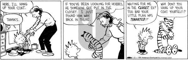 Calvin and Hobbes on Thursday January 8, 2015 Comic Strip