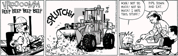 Calvin and Hobbes on Monday March 2, 2015 Comic Strip