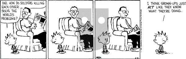Calvin and Hobbes - Monday February 18, 1991 Comic Strip