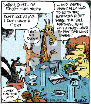 Reality Check on Monday March 7, 2011 Comic Strip