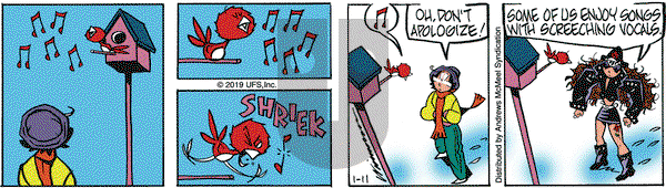 Rose is Rose on Friday January 11, 2019 Comic Strip