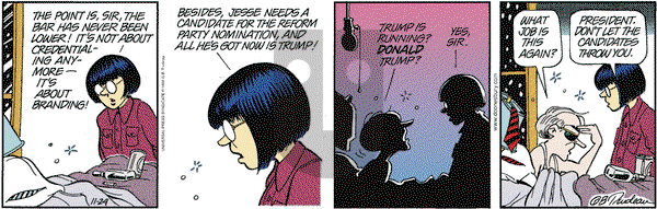 Doonesbury - Wednesday November 24, 1999 Comic Strip
