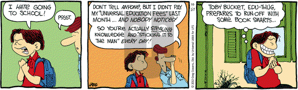 The Buckets on Tuesday October 23, 2012 Comic Strip