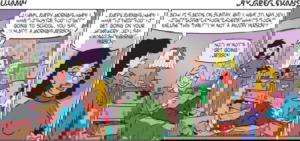 Luann on Sunday February 10, 2008 Comic Strip