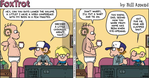 FoxTrot on Sunday May 17, 2020 Comic Strip
