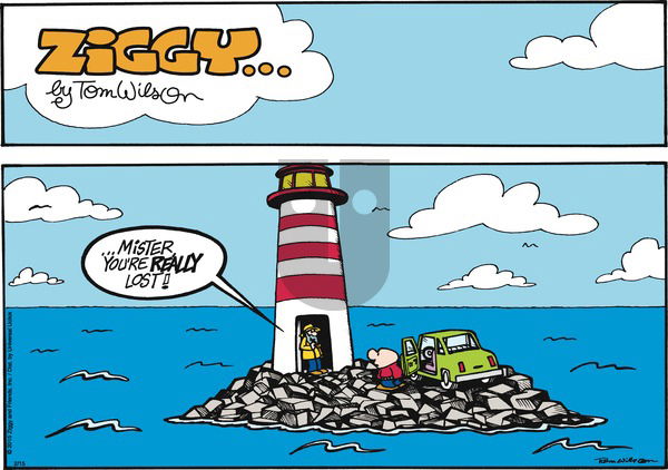 Ziggy on Sunday February 15, 2015 Comic Strip