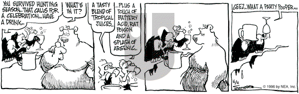 The Grizzwells on Wednesday June 12, 1996 Comic Strip