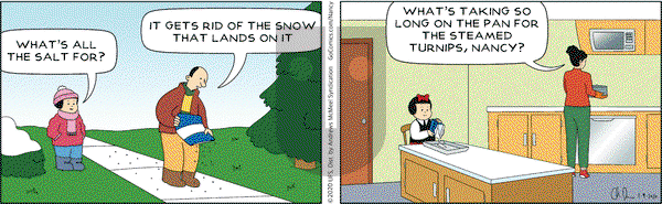 Nancy on Thursday January 9, 2020 Comic Strip