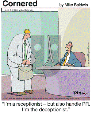 Cornered on Tuesday May 19, 2020 Comic Strip