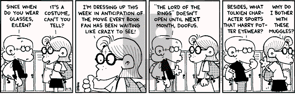 FoxTrot on Monday November 12, 2001 Comic Strip
