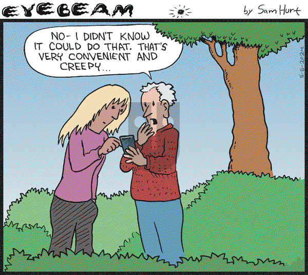 Eyebeam on Monday May 6, 2024 Comic Strip