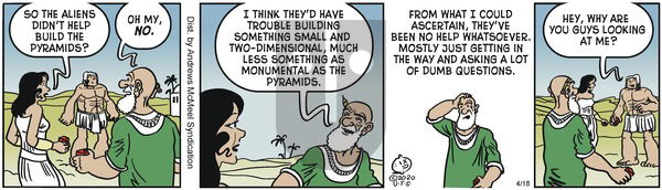 Alley Oop - Saturday April 18, 2020 Comic Strip