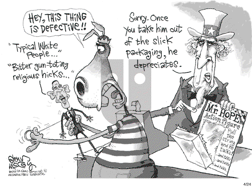 Glenn McCoy on Thursday April 24, 2008 Comic Strip