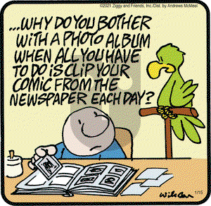 Ziggy on Friday January 15, 2021 Comic Strip