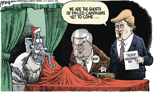 Robert Ariail - Wednesday December 14, 2011 Comic Strip