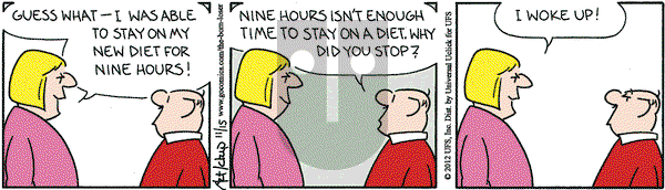 The Born Loser on Thursday November 15, 2012 Comic Strip