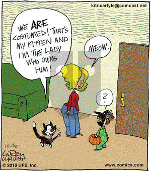 Kit 'N' Carlyle on Saturday October 30, 2010 Comic Strip