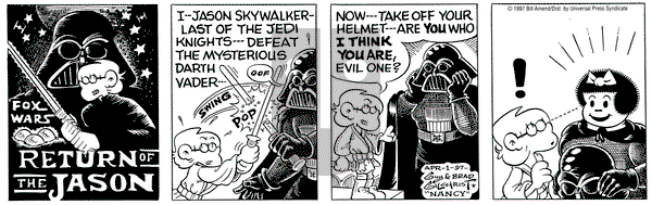 FoxTrot on Tuesday April 1, 1997 Comic Strip