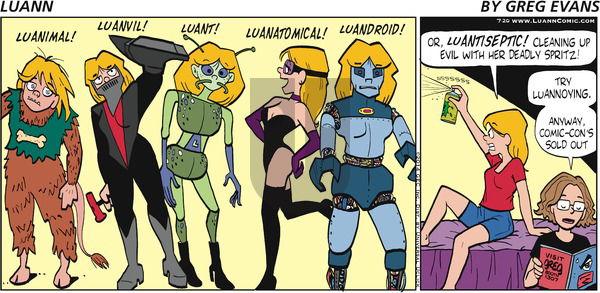 Luann - Sunday July 20, 2014 Comic Strip