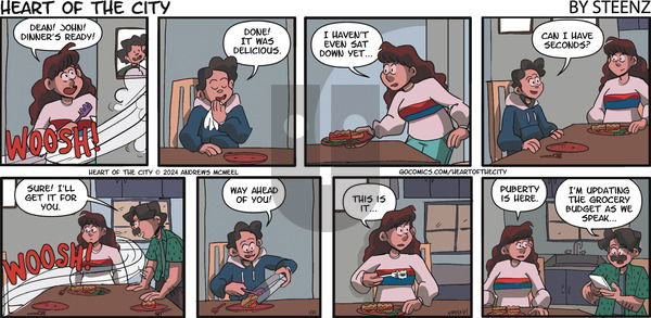 Heart of the City on Sunday January 21, 2024 Comic Strip