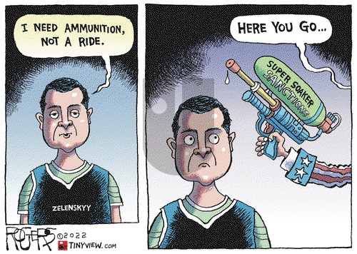 Rob Rogers on Tuesday March 15, 2022 Comic Strip