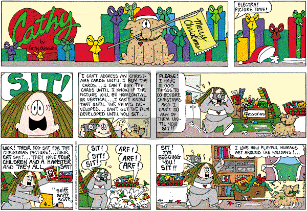 Cathy Classics - Sunday December 5, 2010 Comic Strip