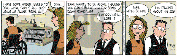 Luann on Saturday July 12, 2003 Comic Strip