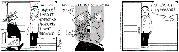 The Born Loser on Thursday December 25, 1997 Comic Strip