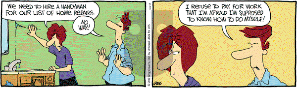 The Buckets on Saturday July 7, 2012 Comic Strip