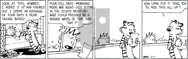 Calvin and Hobbes on Thursday June 11, 2015 Comic Strip