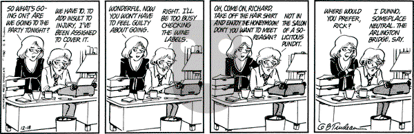 Doonesbury on Thursday December 18, 1980 Comic Strip