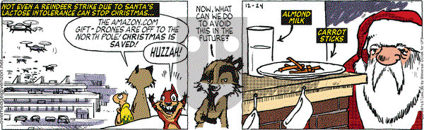 Over the Hedge on Tuesday December 24, 2013 Comic Strip