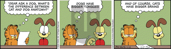 Garfield on Wednesday November 12, 2025 Comic Strip