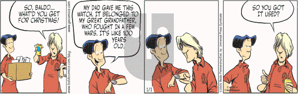 Baldo - Thursday January 1, 2009 Comic Strip