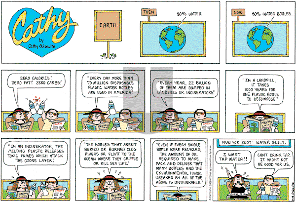 Cathy Classics - Sunday August 19, 2007 Comic Strip
