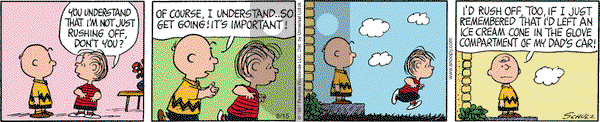 Peanuts - Friday August 15, 2014 Comic Strip